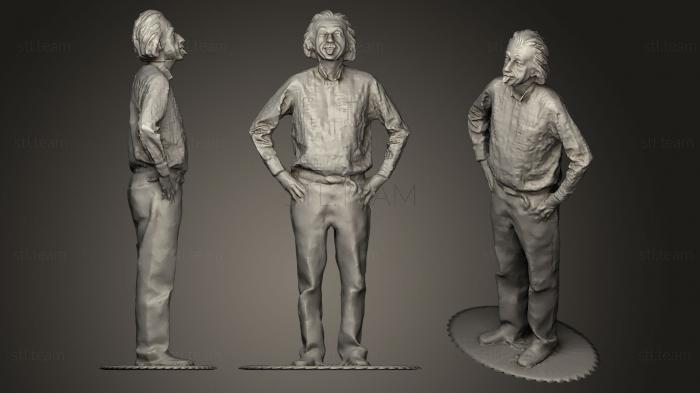 3D модель Альберт Эйнштейн (STL)